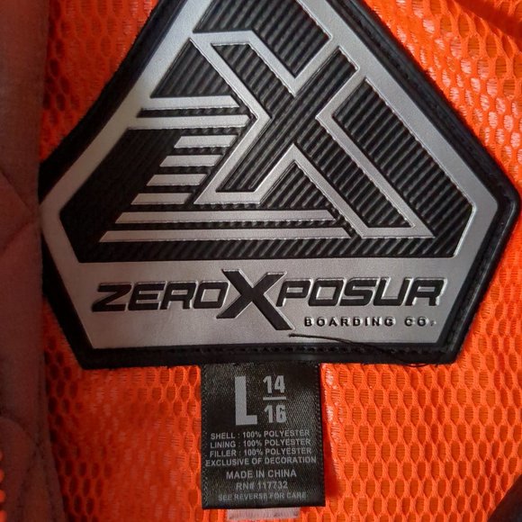 Boy's ZeroXposur Winter Jacket, size Large (14-16) - Picture 2 of 4